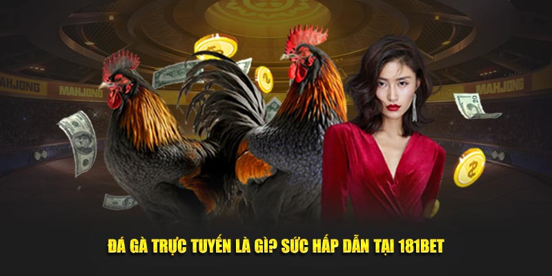 Đá gà trực tuyến là gì? Sức hấp dẫn tại 181BET